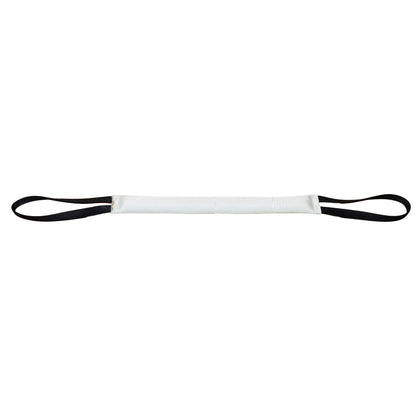 White Floating Fire Hose Tug Toy - 1.5" Wide