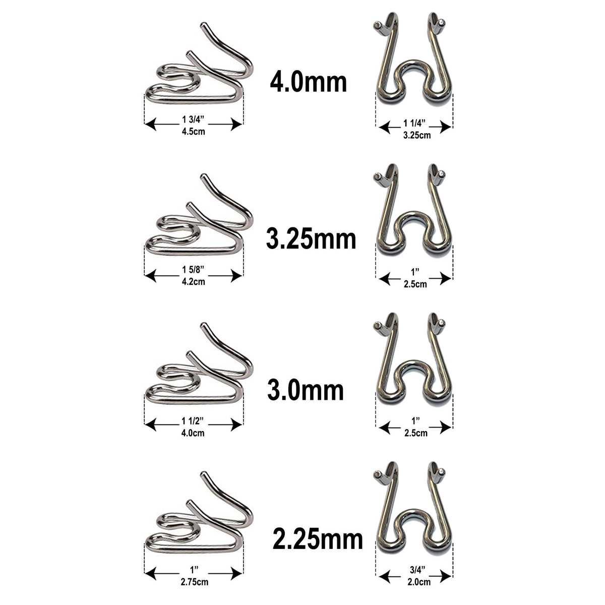 Sprenger 3mm Black Stainless Steel Short Link Prong Collar