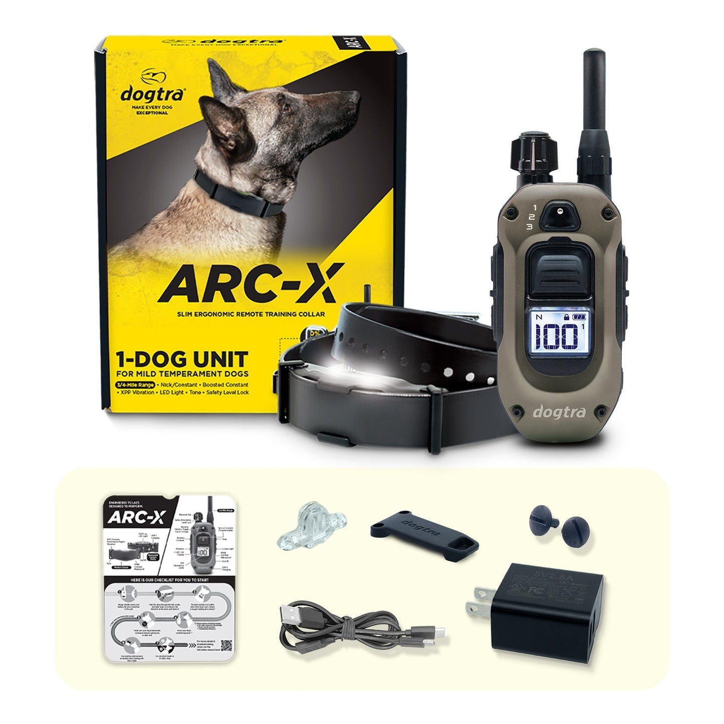 Dogtra ARC-X 1-Dog Unit