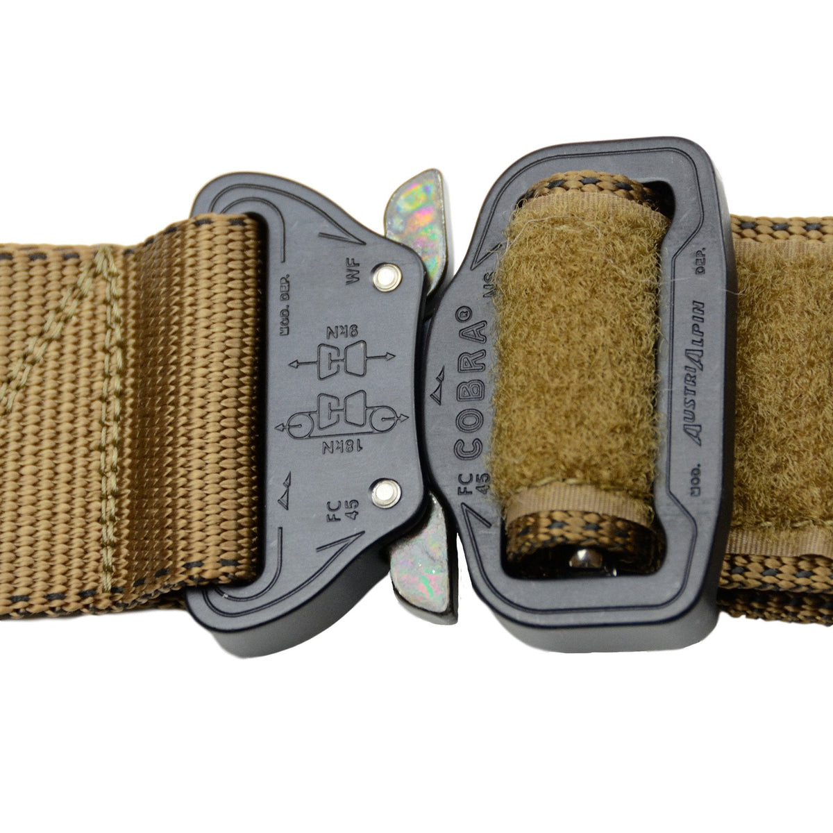 MaxTac Service ID Collar With Cobra Buckle - Coyote Brown