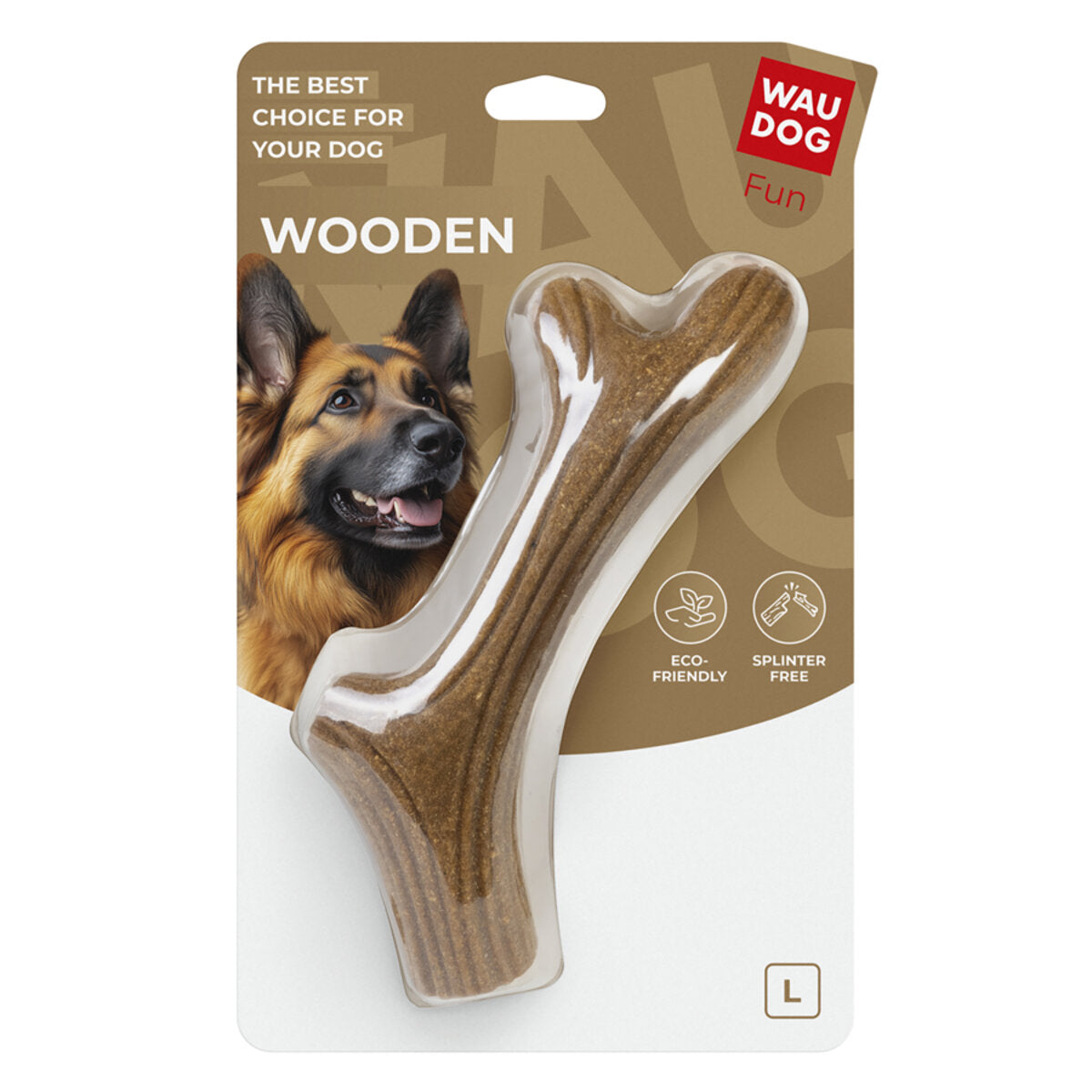 Waudog Wooden Chew Horn