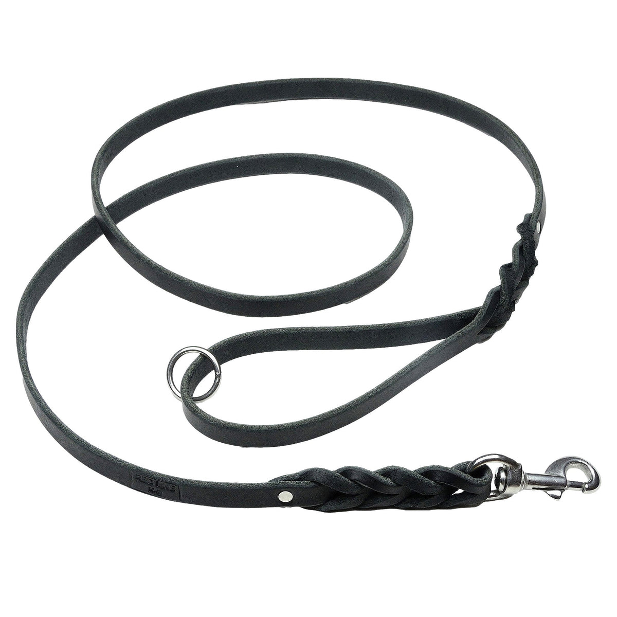 Latigo Leather Leash With Stainless Clasp