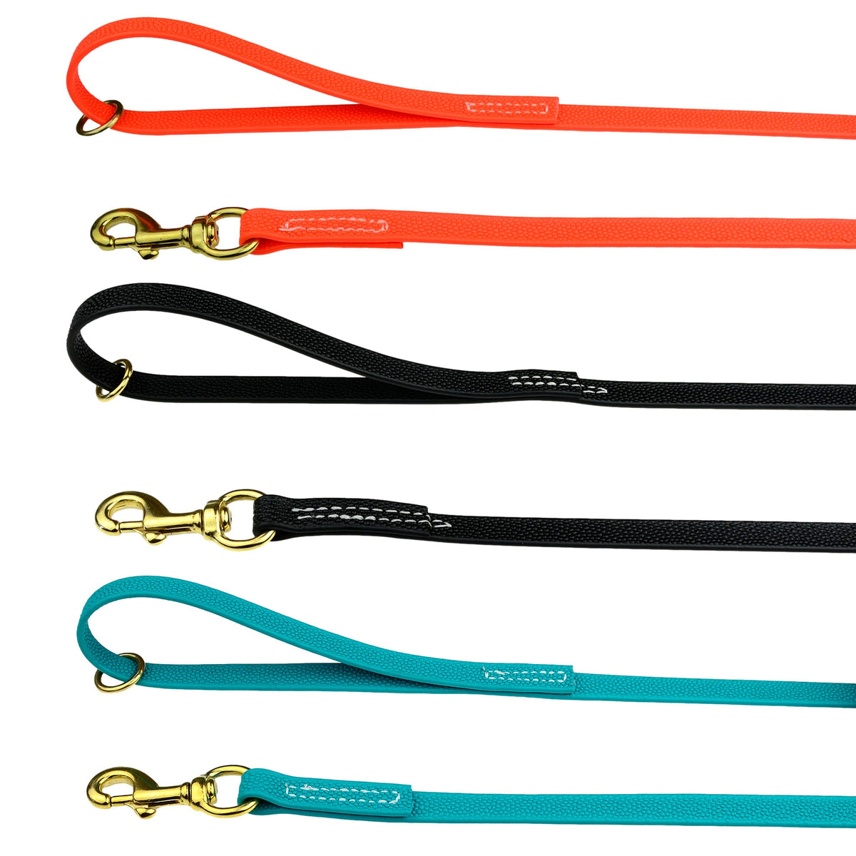 5/8" Pebble Embossed Biothane Leash