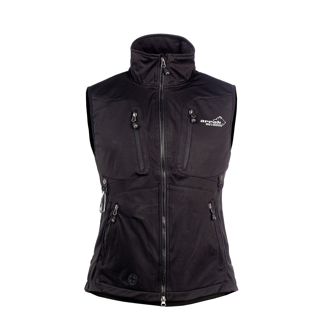 Arrak Ladies Acadia Softshell Vest - Black